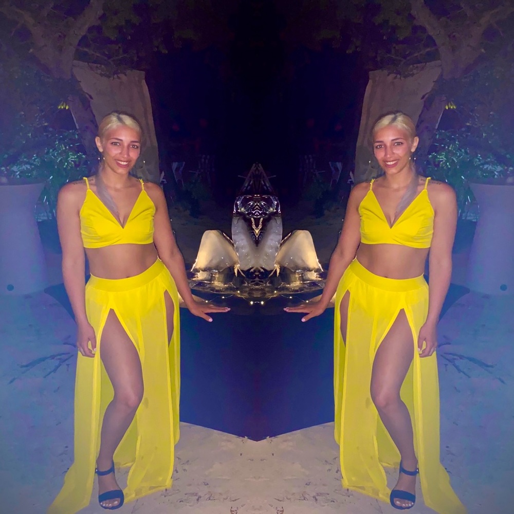 Matching skirt set